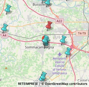 Mappa Via Giacomo Puccini, 37066 Sommacampagna VR, Italia (6.223)