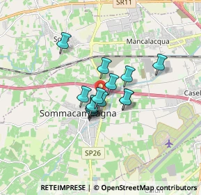 Mappa Via Giacomo Puccini, 37066 Sommacampagna VR, Italia (1.01786)