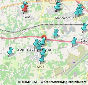 Mappa Via Giacomo Puccini, 37066 Sommacampagna VR, Italia (2.7695)