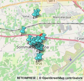 Mappa Via Giacomo Puccini, 37066 Sommacampagna VR, Italia (1.2345)