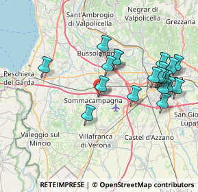 Mappa Via Giacomo Puccini, 37066 Sommacampagna VR, Italia (7.9465)