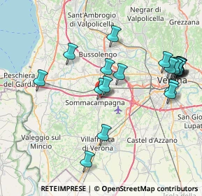 Mappa Via Giacomo Puccini, 37066 Sommacampagna VR, Italia (8.6315)