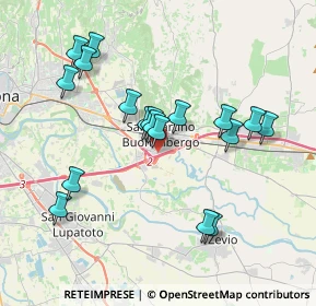 Mappa Viale del Commercio, 37036 San Martino Buon Albergo VR, Italia (3.62333)