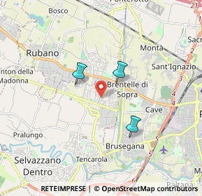 Mappa 35030 Caselle PD, Italia (3.85429)
