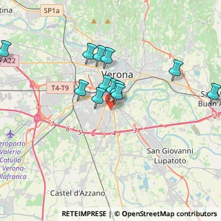 Mappa Via Merano, 37135 Verona VR, Italia (3.34333)