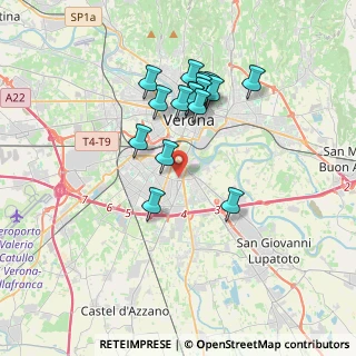Mappa Via Merano, 37135 Verona VR, Italia (3.15882)