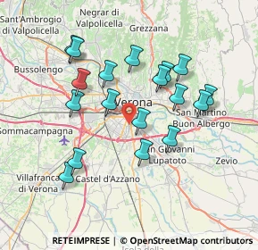 Mappa Piazza Nikolajewka, 37135 Verona VR, Italia (6.84556)