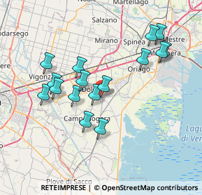 Mappa Via Calcroci, 30031 Dolo VE, Italia (7.01438)