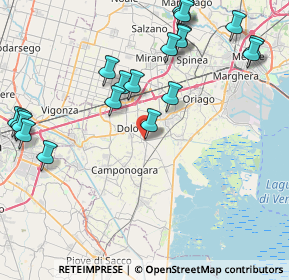 Mappa Via Calcroci, 30031 Dolo VE, Italia (9.8675)