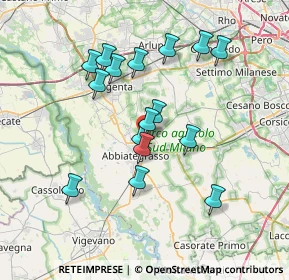 Mappa Via dell'Industria, 20080 Albairate MI, Italia (6.57625)