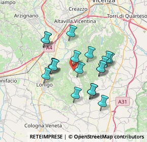 Mappa 36040 Val Liona VI, Italia (5.884)