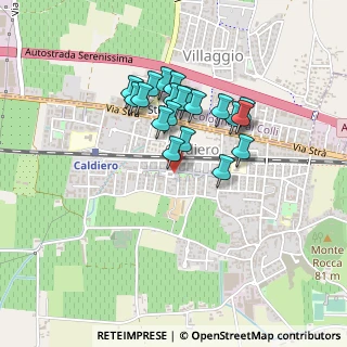 Mappa P.za Aldo Moro, 37042 Caldiero VR, Italia (0.3505)