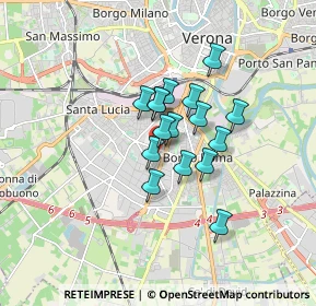 Mappa Via Silvestrini, 37135 Verona VR, Italia (1.12063)