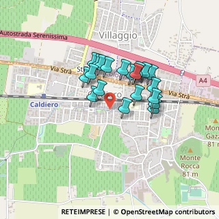 Mappa Via Raffaele Jozzino, 37042 Caldiero VR, Italia (0.328)