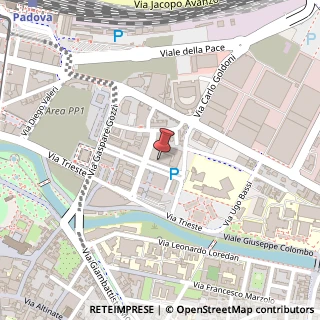 Mappa Via Enrico degli Scrovegni, 19, 35131 Padova, Padova (Veneto)