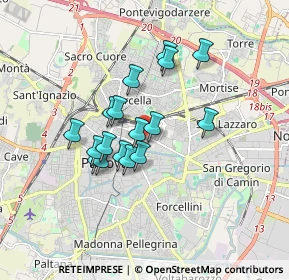 Mappa Via Bellini, 35131 Padova PD, Italia (1.33588)