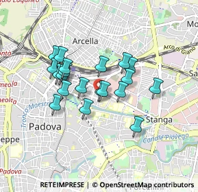 Mappa Via Bellini, 35131 Padova PD, Italia (0.696)
