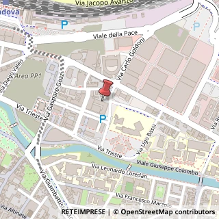 Mappa Via Bellini, 12, 35131 Padova, Padova (Veneto)