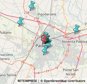 Mappa Passeggiata del Carmine, 35137 Padova PD, Italia (1.91833)