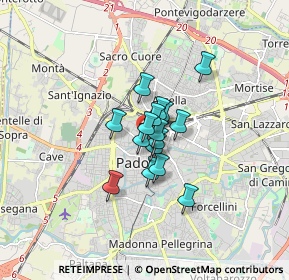 Mappa Passeggiata del Carmine, 35137 Padova PD, Italia (0.91188)