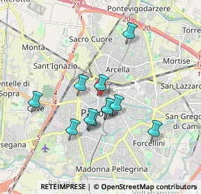 Mappa Passeggiata del Carmine, 35137 Padova PD, Italia (1.47455)