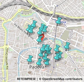 Mappa Passeggiata del Carmine, 35137 Padova PD, Italia (0.399)