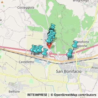 Mappa Via Guglielmo Marconi, 37038 Soave VR, Italia (1.1335)