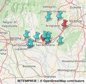 Mappa Via Guglielmo Marconi, 37038 Soave VR, Italia (9.34583)