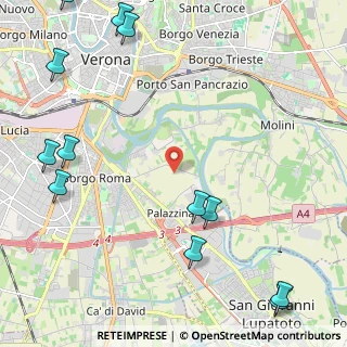 Mappa Str. Santa Caterina, 37134 Verona VR, Italia (3.2325)