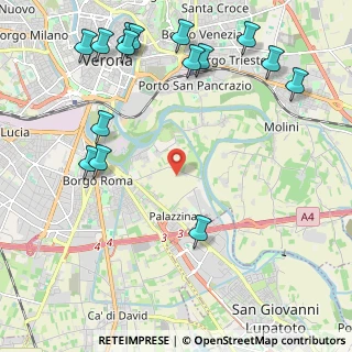 Mappa Str. Santa Caterina, 37134 Verona VR, Italia (2.80133)