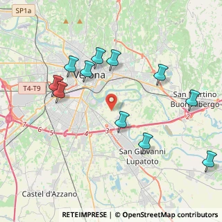 Mappa Str. Santa Caterina, 37134 Verona VR, Italia (4.30818)