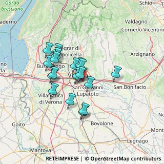 Mappa Str. Santa Caterina, 37134 Verona VR, Italia (10.52263)