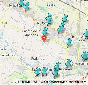 Mappa Via Bibano, 35030 Selvazzano dentro PD, Italia (2.8045)