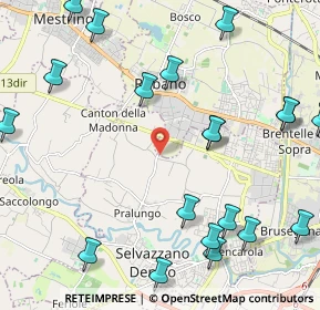 Mappa Via Bibano, 35030 Selvazzano dentro PD, Italia (2.8025)