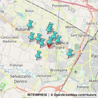 Mappa Via Santa Bertilla, 35030 Caselle PD, Italia (1.27)