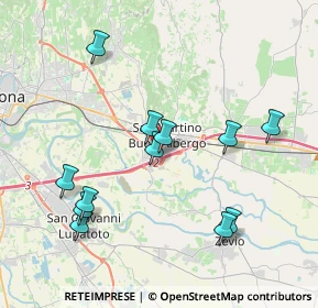 Mappa CENTRO COMMERCIALE LE CORTI VENETE, 37036 San Martino Buon Albergo VR, Italia (3.97417)