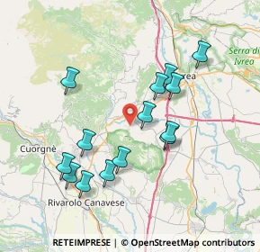 Mappa Via Parella, 10081 Castellamonte TO, Italia (7.07429)