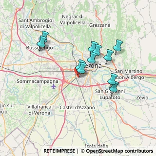 Mappa Via Ferdinando Porsche, 37136 Verona VR, Italia (6.55917)
