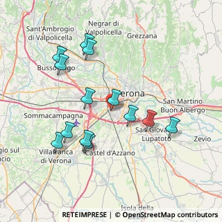 Mappa Via Ferdinando Porsche, 37136 Verona VR, Italia (7.54692)
