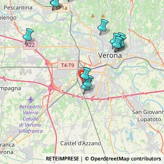 Mappa Via Ferdinando Porsche, 37136 Verona VR, Italia (4.86846)