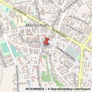 Mappa Piazza garibaldi giuseppe 16, 25018 Montichiari, Brescia (Lombardia)