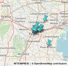 Mappa Via del Carmine, 35137 Padova PD, Italia (4.69417)