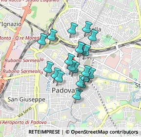 Mappa Via del Carmine, 35137 Padova PD, Italia (0.6065)