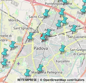 Mappa Via del Carmine, 35137 Padova PD, Italia (2.9155)