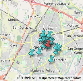 Mappa Via del Carmine, 35137 Padova PD, Italia (1.04)