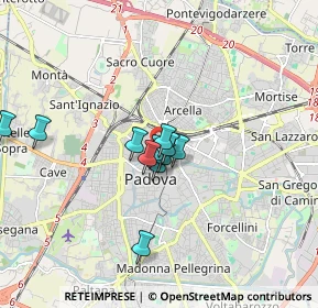 Mappa Via del Carmine, 35137 Padova PD, Italia (1.24182)