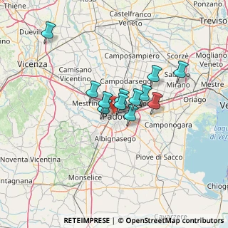 Mappa 35138 Padova PD, Italia (9.43667)