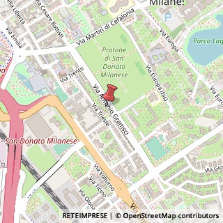 Mappa Via Antonio Gramsci, 16, 20097 Melegnano, Milano (Lombardia)