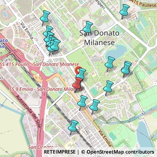 Mappa Via Antonio Gramsci, 20097 San Donato Milanese MI, Italia (0.534)