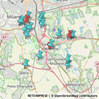 Mappa Via Gramsci Antonio, 20097 San Donato Milanese MI, Italia (4.48389)